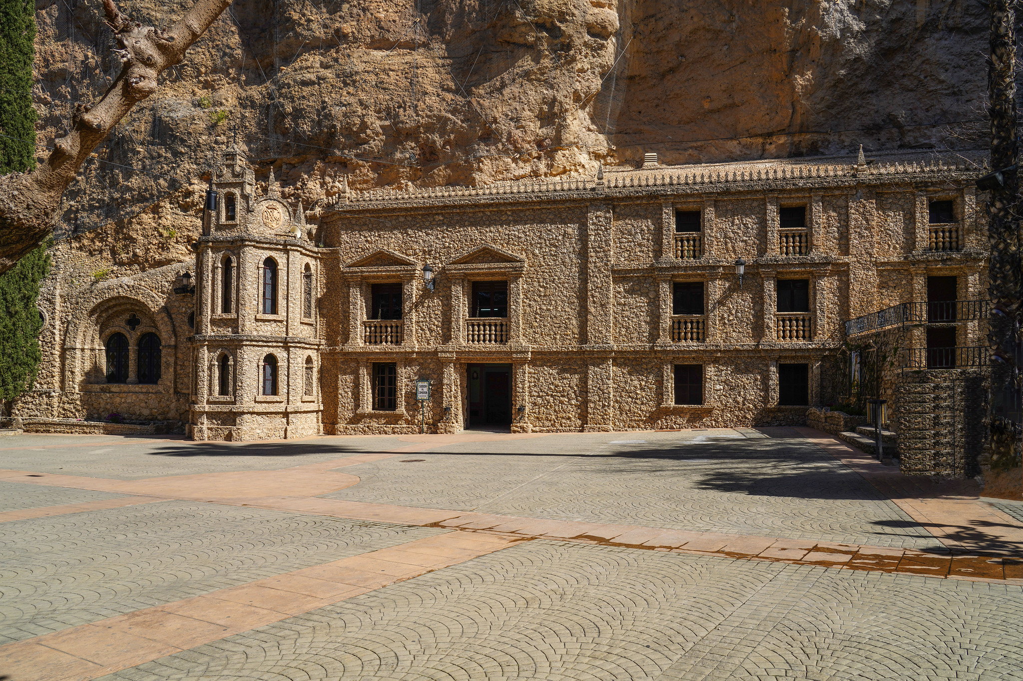 The Sanctuary of Hope, Virgen de la Esperanza, built into the rock near Calasparra in the Murcia region of Spain.